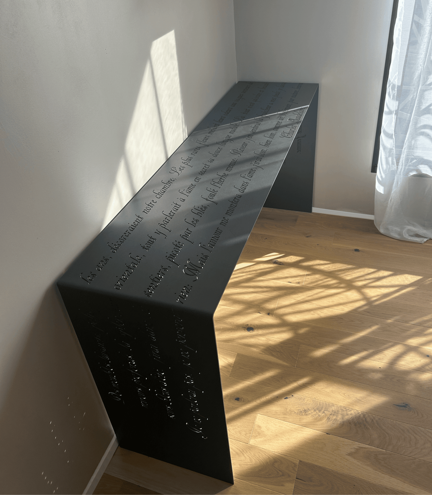 Console Poème Baudelaire - EH Créations