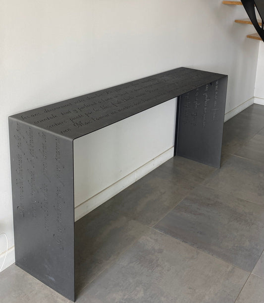 Console Poème Baudelaire - EH Créations